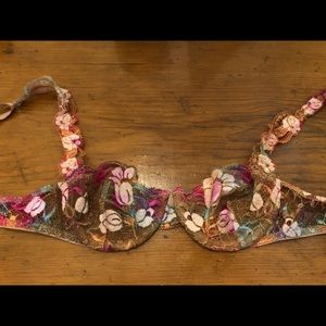 Marvel by La Perla Rainbow Lace Sheer Bra